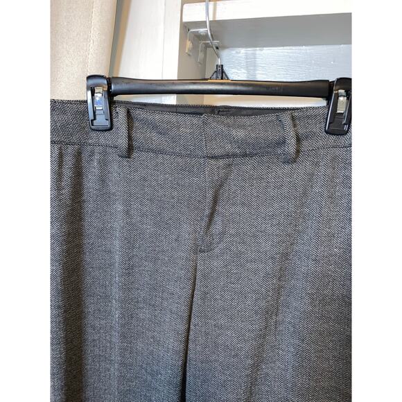 NWT $59.95 Coldwater Creek size 8 Misses Natural Waist Gray Trouser Straight Leg - Picture 7 of 10
